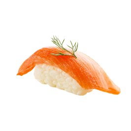 12. Geflambeerde zalm Nigiri