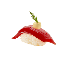 16. Gefl. tonijn kaas Nigiri