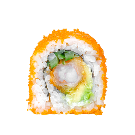 54. Garnalen rol tobiko