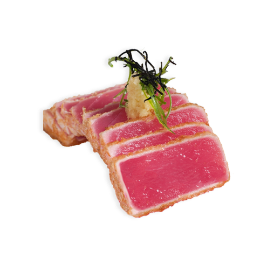 59. Gegrilde tonijn sashimi